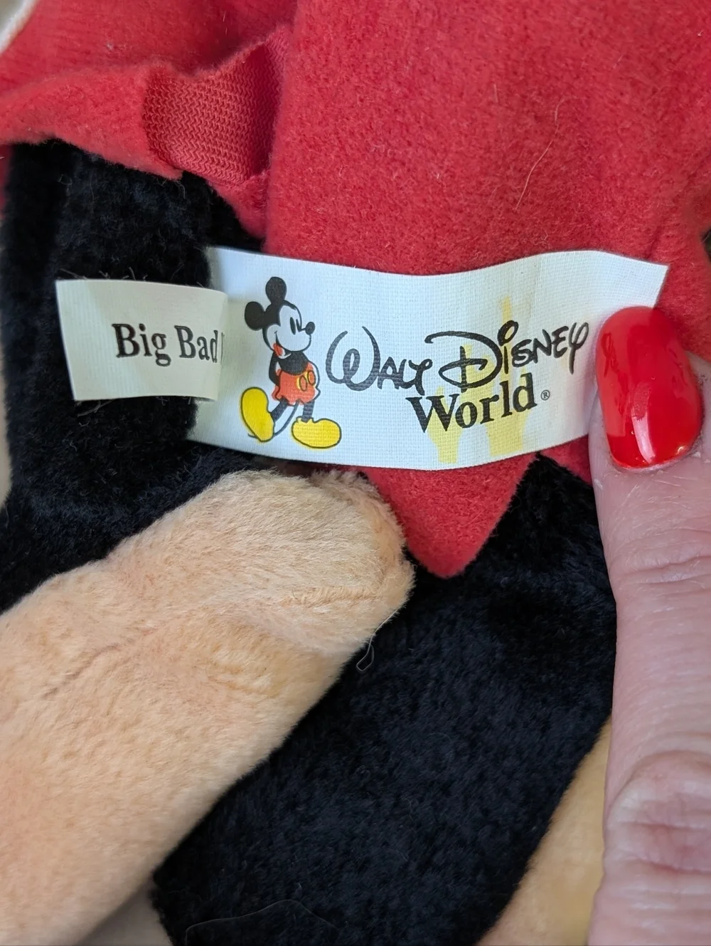 Disney | Walt Disney World Big Bad Wolf Plush Toy, Three Little Pigs - Picture 6 of 12